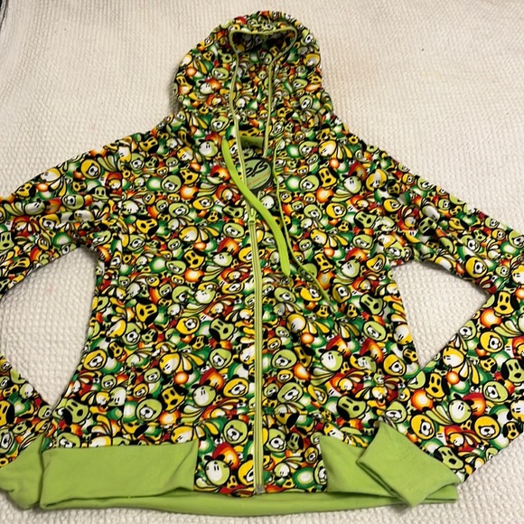 NWT RB Lady KiWi Green Dogs Bears Size Small Unisex Vintage Sweatshirt Hoodie - Picture 1 of 6